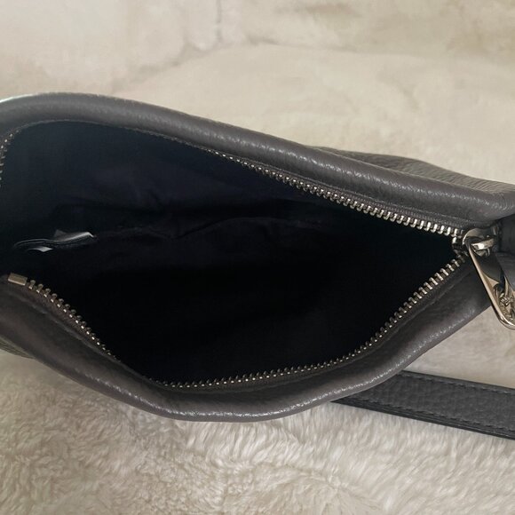 Marc by Marc Jacobs Classic Q Percy Crossbody Gray Pebbles Leather Bag Small - Picture 11 of 13